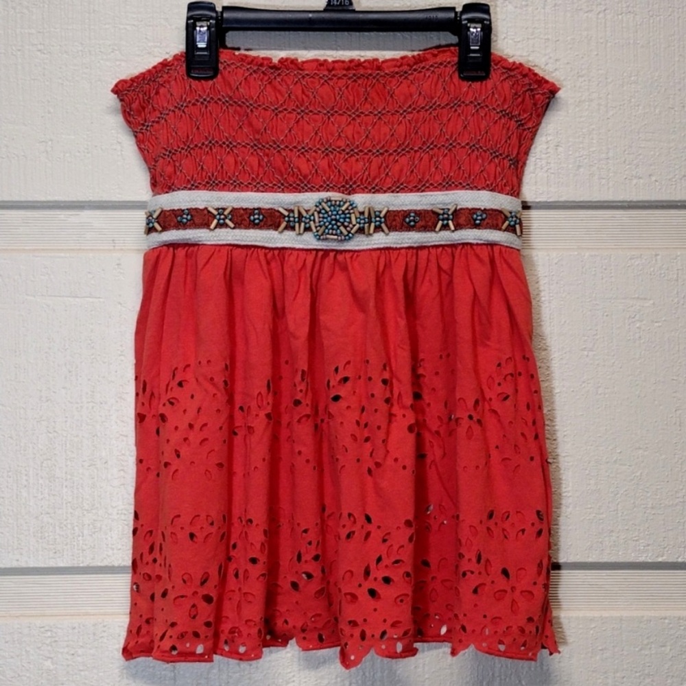 Free People babydoll strapless top M